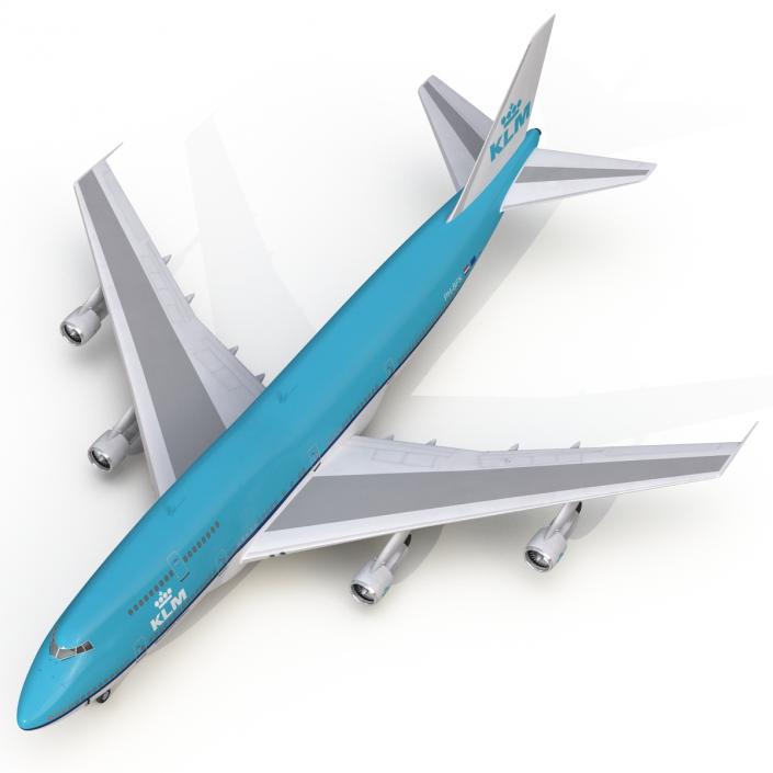 3D Boeing 747-300 KLM model