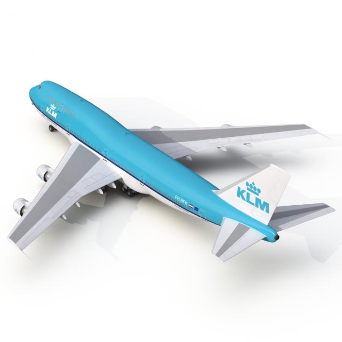 3D Boeing 747-300 KLM model