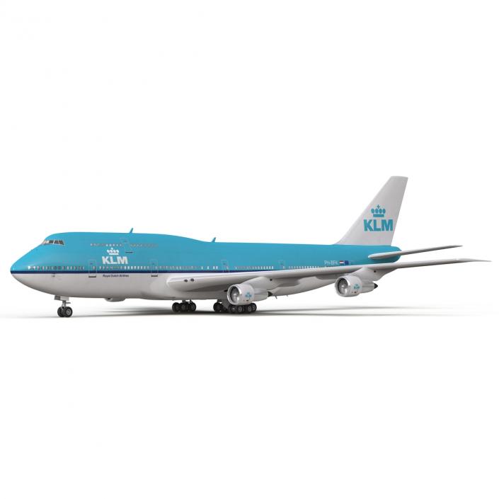 3D Boeing 747-300 KLM model