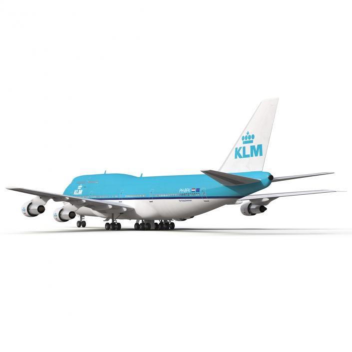 3D Boeing 747-300 KLM model