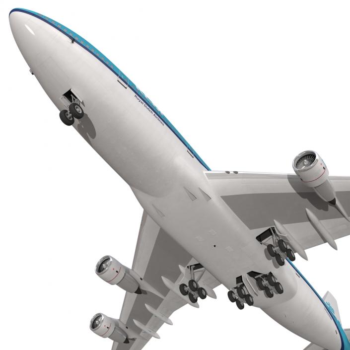 3D Boeing 747-300 KLM model