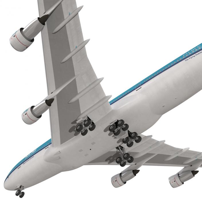 3D Boeing 747-300 KLM model