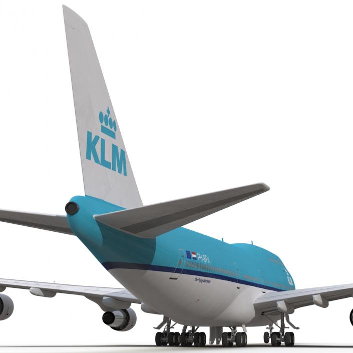 3D Boeing 747-300 KLM model