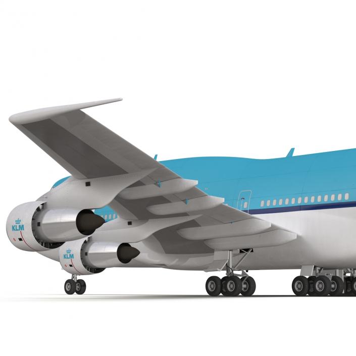 3D Boeing 747-300 KLM model