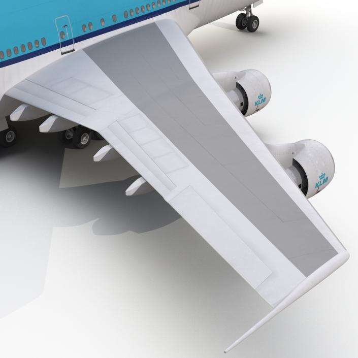 3D Boeing 747-300 KLM model