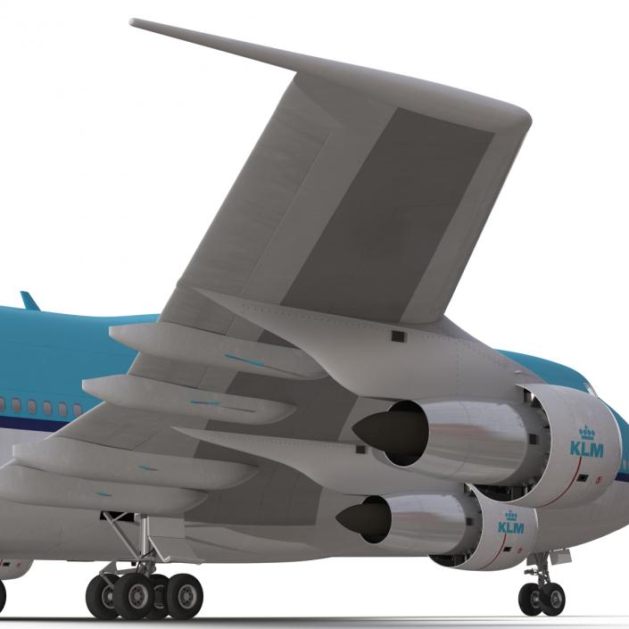 3D Boeing 747-300 KLM model