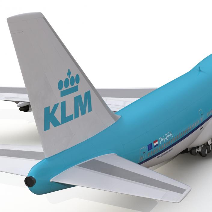 3D Boeing 747-300 KLM model