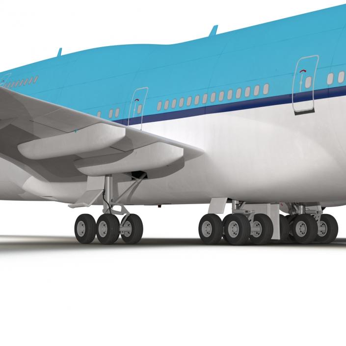 3D Boeing 747-300 KLM model