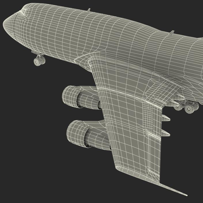 3D Boeing 747-300 KLM model