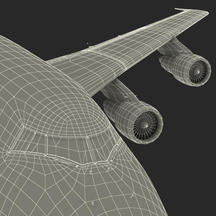 3D Boeing 747-300 KLM model