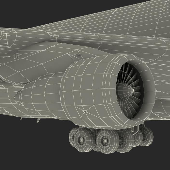 3D Boeing 747-300 KLM model