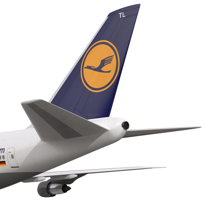 Boeing 747-300 Lufthansa 3D model