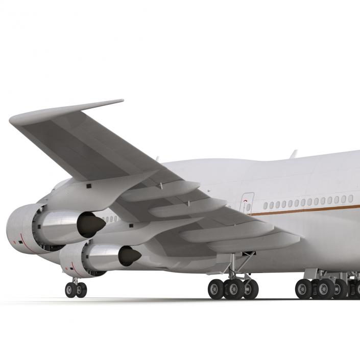 3D Boeing 747-300 United