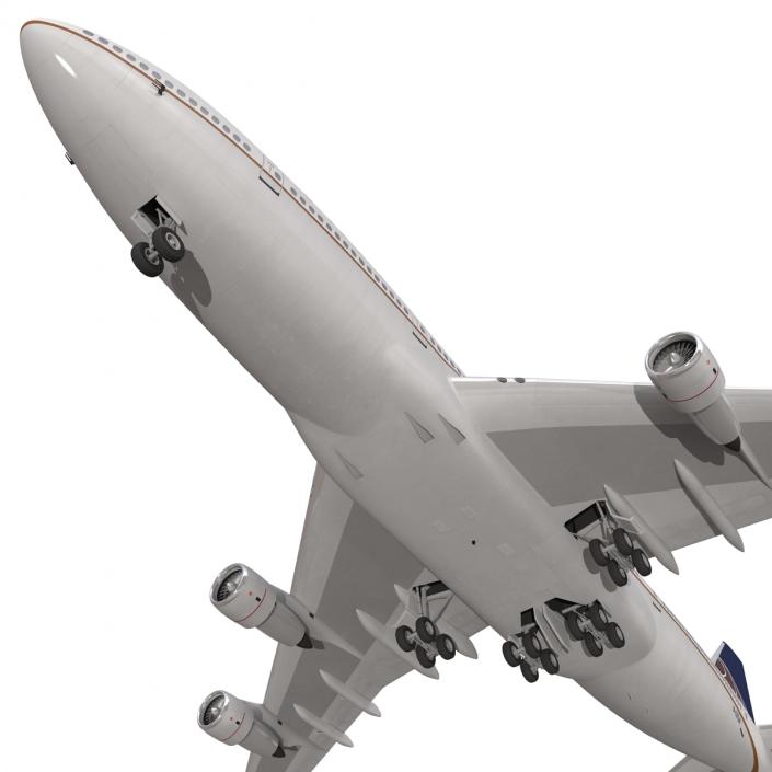 3D Boeing 747-300 United