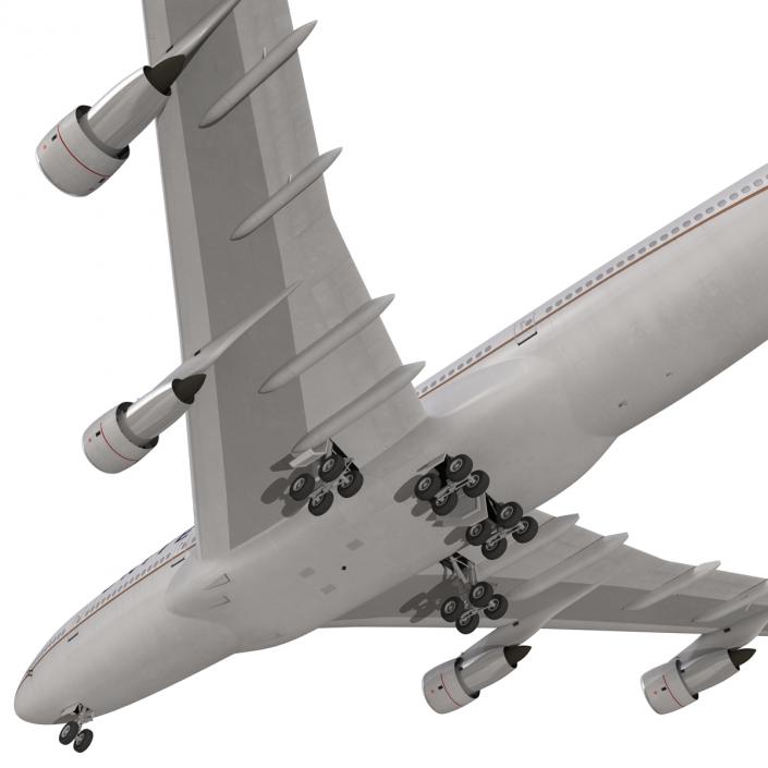 3D Boeing 747-300 United