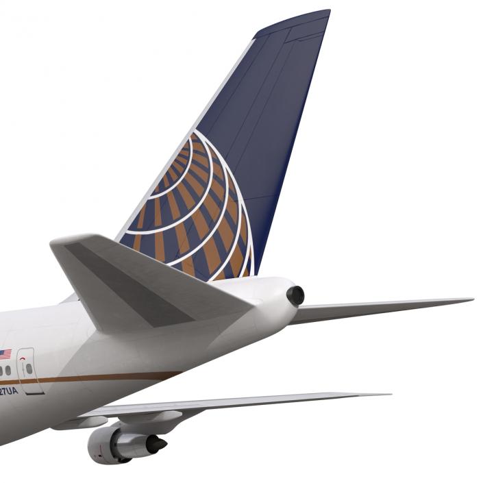 3D Boeing 747-300 United