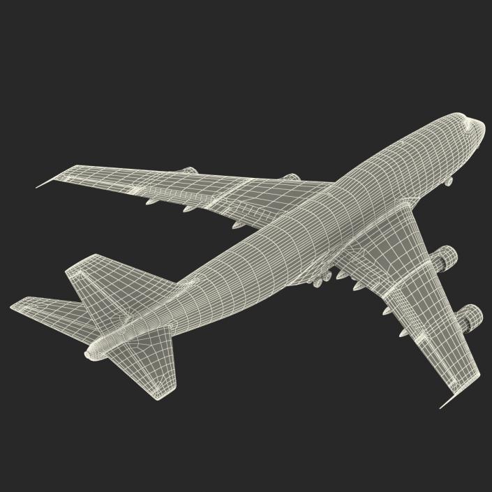 3D Boeing 747-300 United