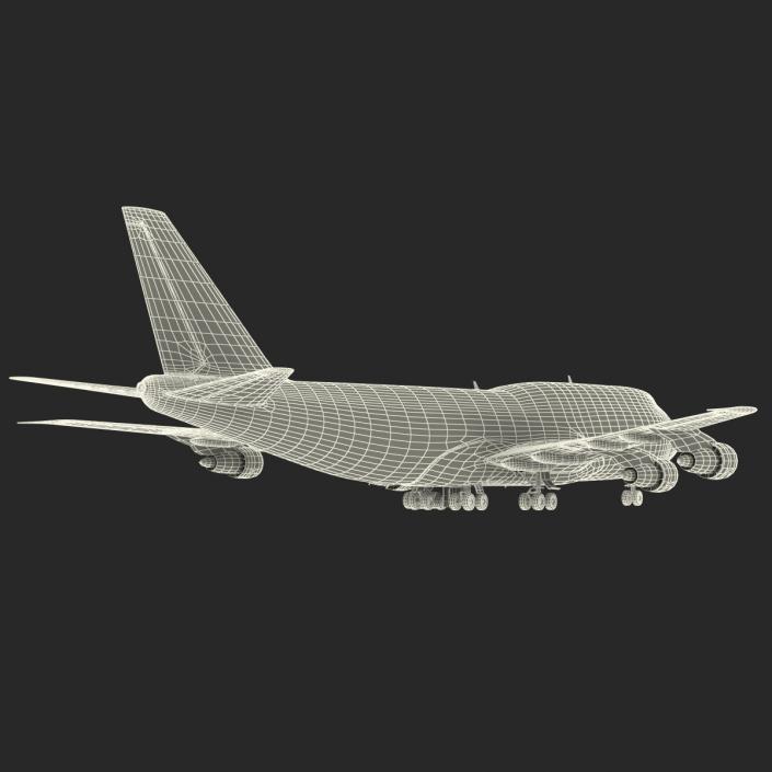 3D Boeing 747-300 United