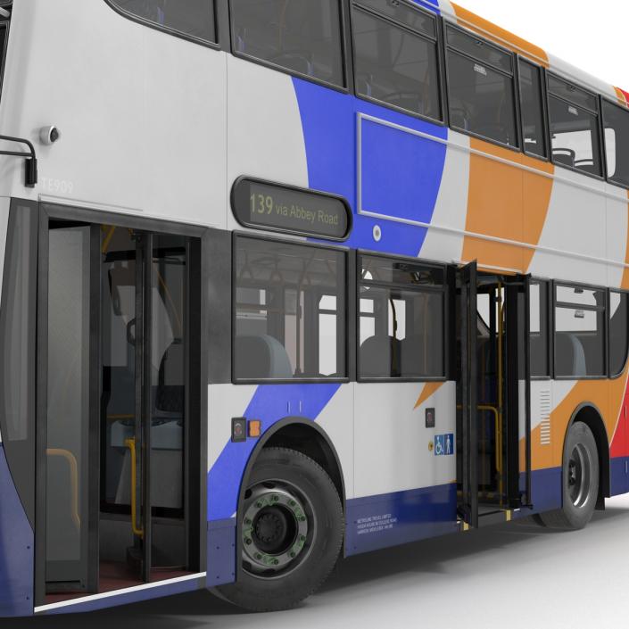 3D model Rigged Buses Collection 2