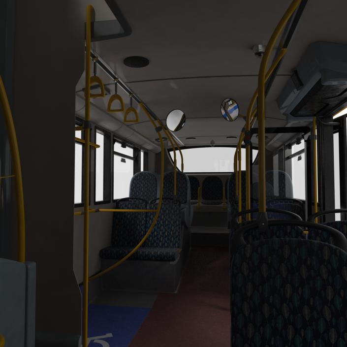 3D model Rigged Buses Collection 2