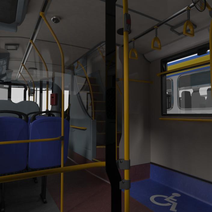 3D model Rigged Buses Collection 2