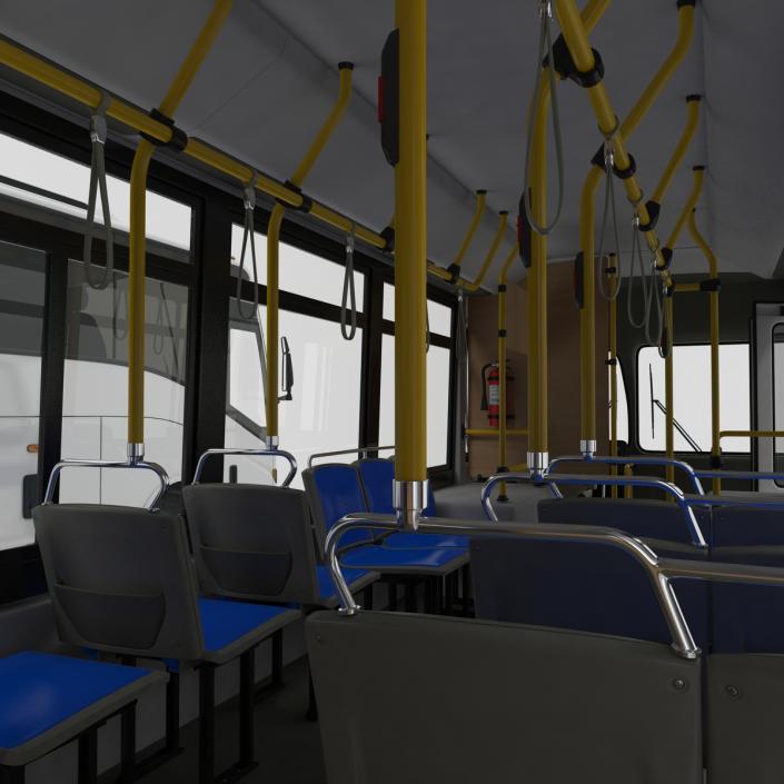 3D model Rigged Buses Collection 2