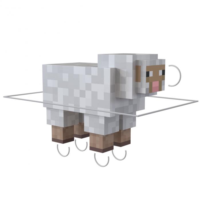 Minecraft Sheep Rigged 3D