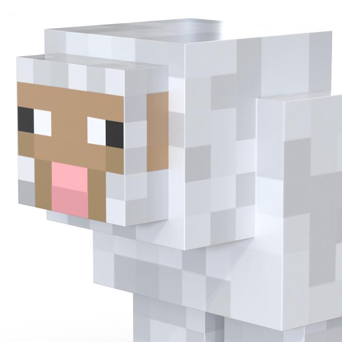 Minecraft Sheep Rigged 3D