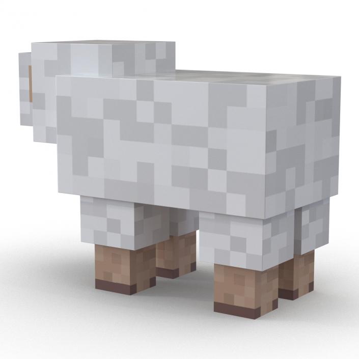 3D model Minecraft Sheep