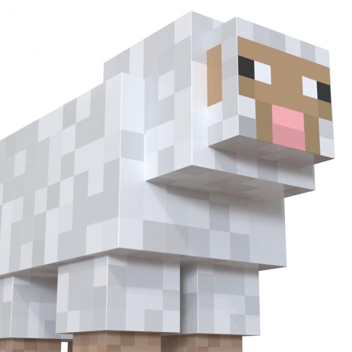 3D model Minecraft Sheep