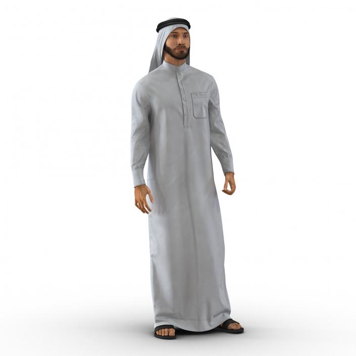 3D model Arab Man Rigged