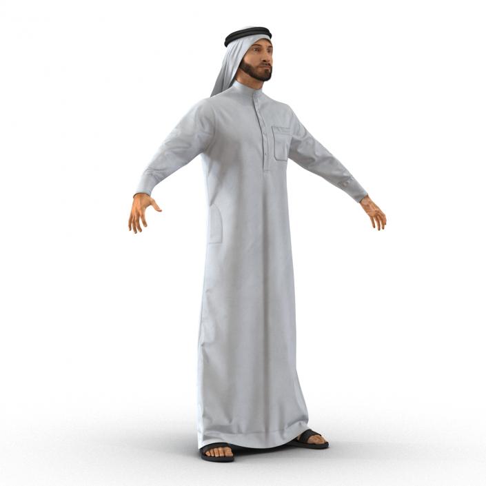 3D model Arab Man Rigged