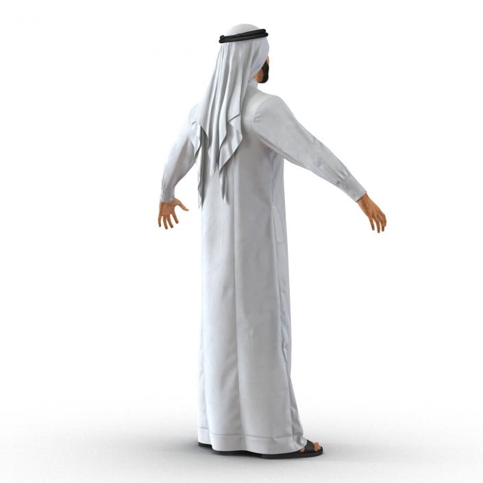 3D model Arab Man Rigged