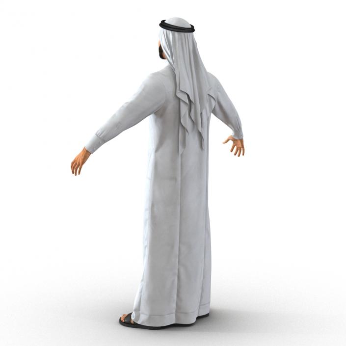 3D model Arab Man Rigged