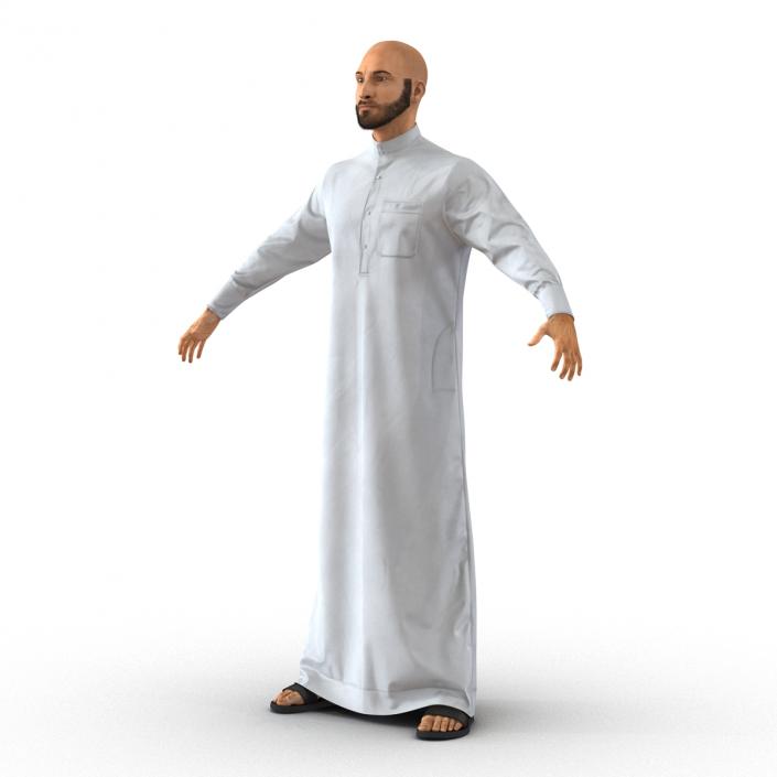 3D model Arab Man Rigged