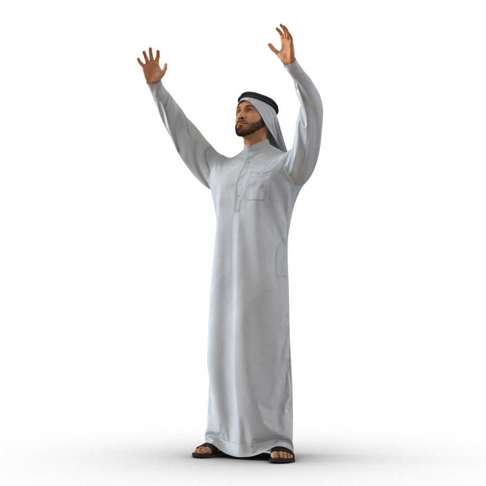 3D model Arab Man Rigged