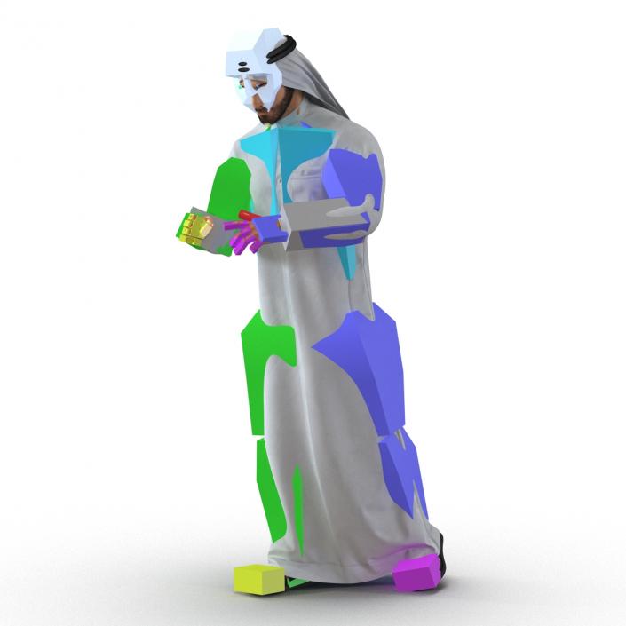 3D model Arab Man Rigged