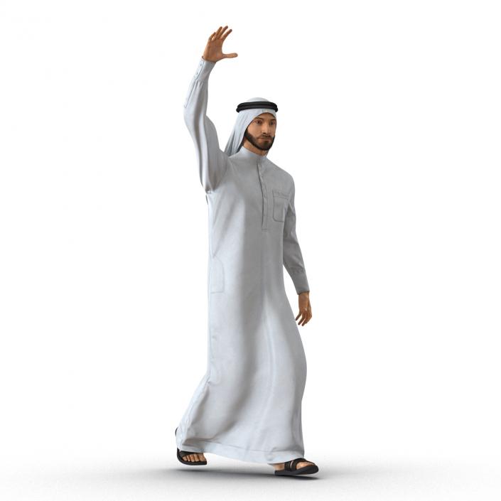 3D model Arab Man Rigged