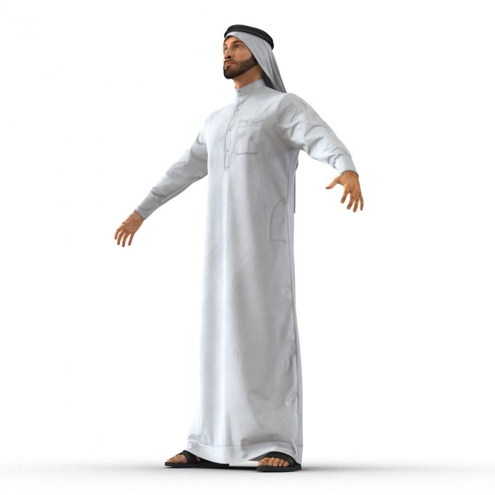 3D model Arab Man Rigged