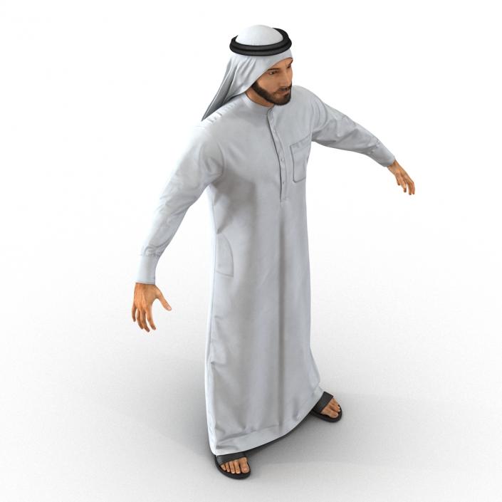 3D model Arab Man Rigged