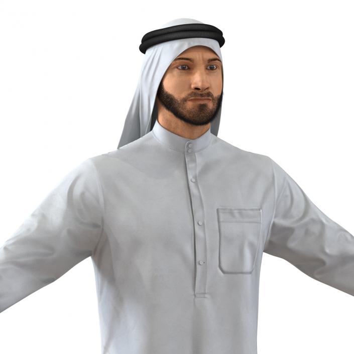 3D model Arab Man Rigged