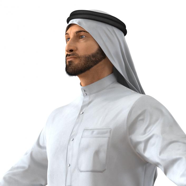 3D model Arab Man Rigged