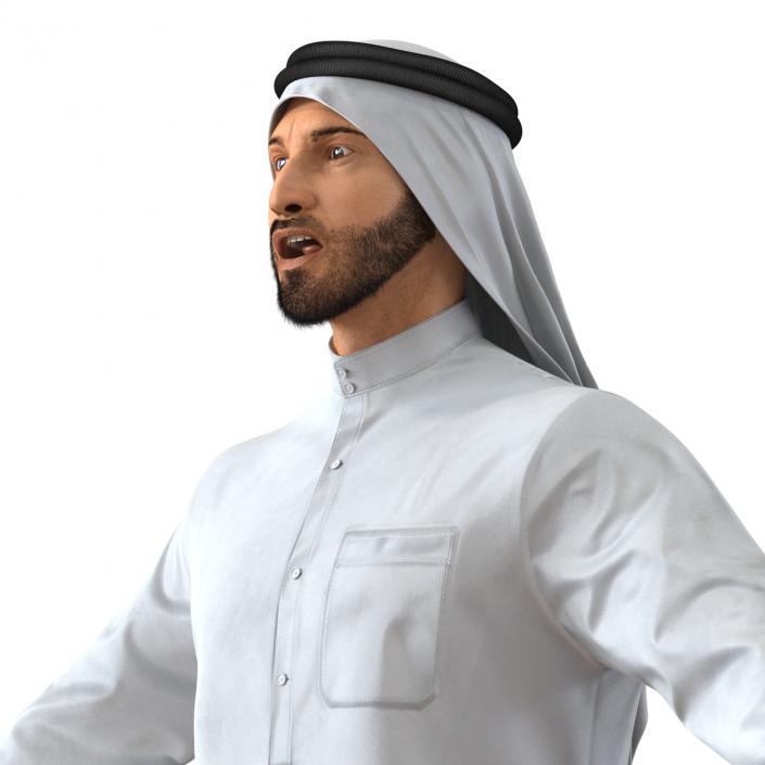 3D model Arab Man Rigged