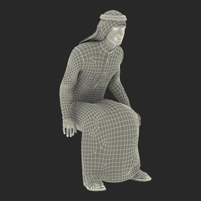 3D model Arab Man Rigged