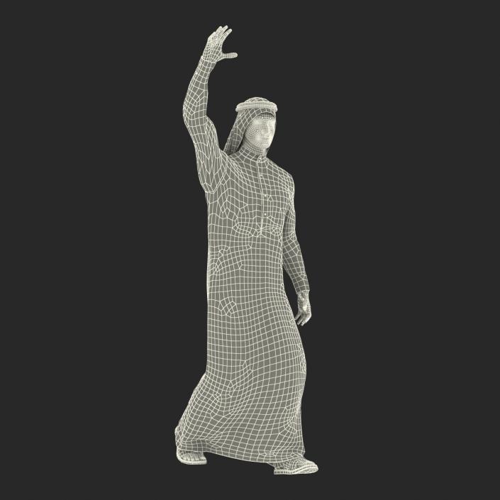 3D model Arab Man Rigged