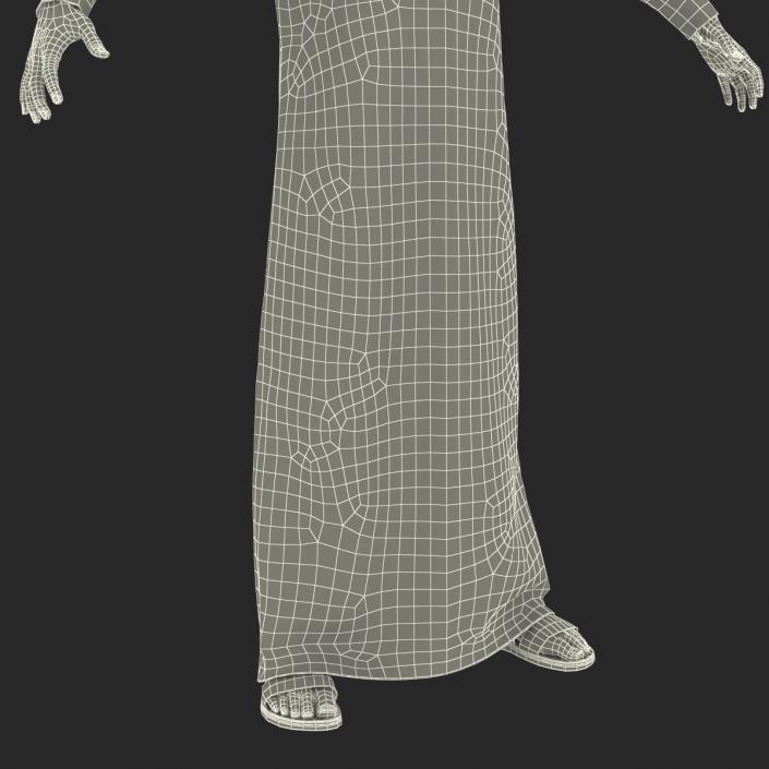 3D model Arab Man Rigged