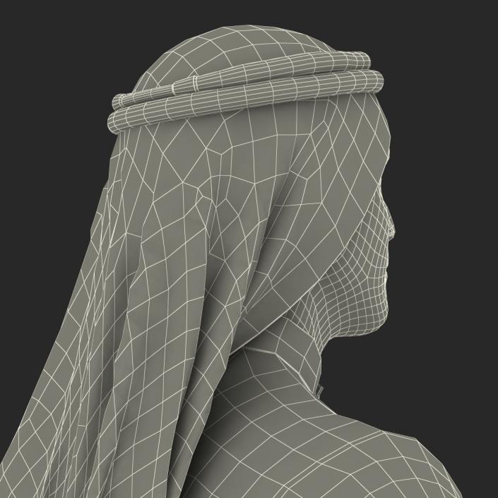 3D model Arab Man Rigged