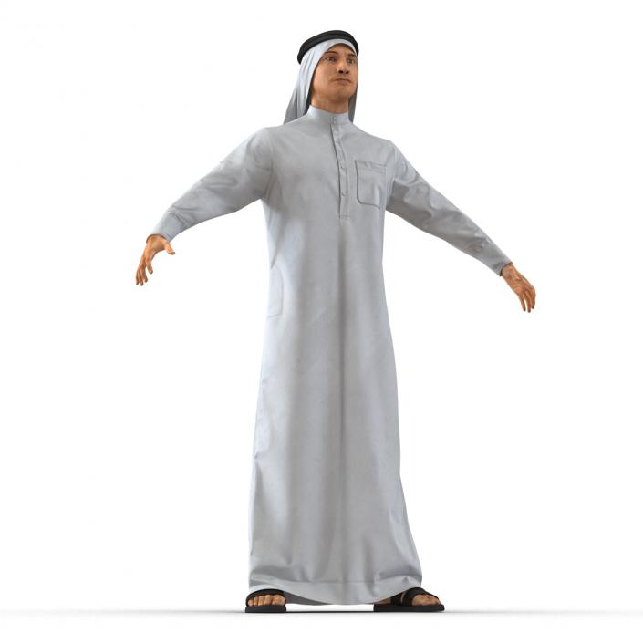 3D model Arab Man