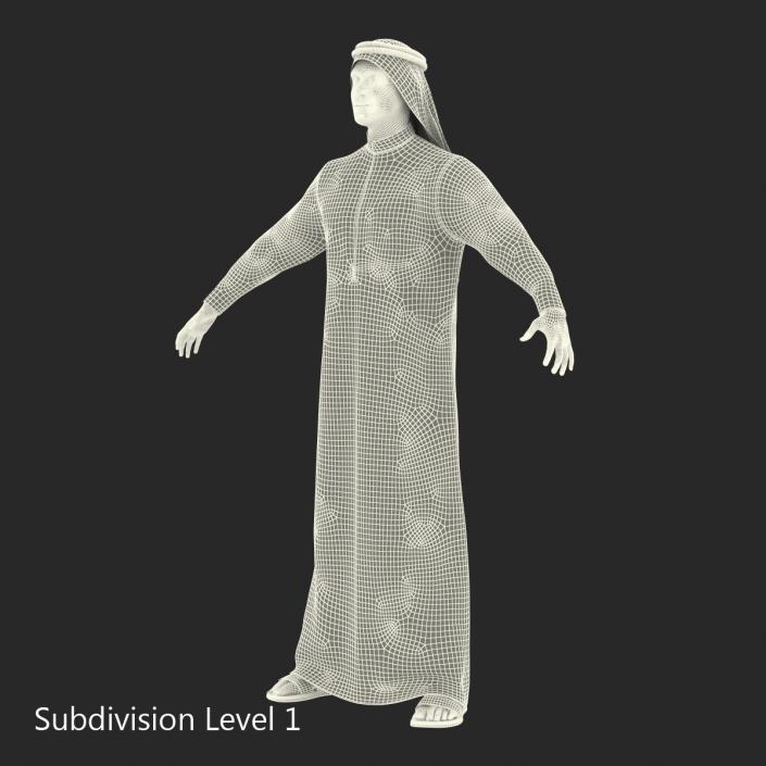 3D model Arab Man