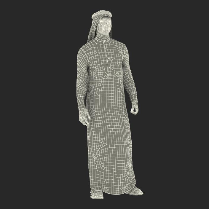 3D model Arab Man